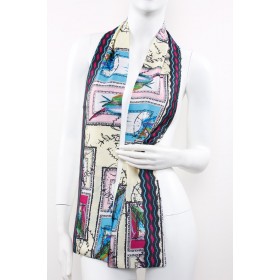 Fashion Silky Scarf Long 02 145x15cm - 10 per pack - $1.50 ea